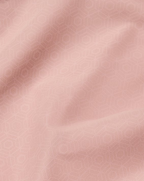 Haut tissé à col ras du cou UA RUSH™ pour femme, Pink, pdpMainDesktop image number 4